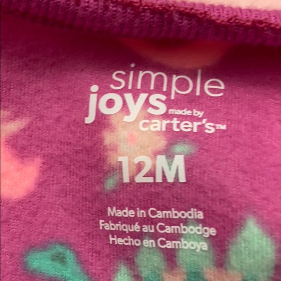 3- 12 month fleece sleepers w/no feet - Picture 6 of 7